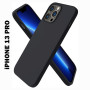 iPhone 13 PRO szilikon tok, fekete - mobshop.hu