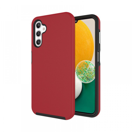 Samsung Galaxy A14 5G / 4G TPU+PC ütésálló telefontok, Piros - mobshop.hu