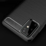 Samsung Galaxy S20 PLUS karbon (carbon) mintás szilikon tok, FEKETE - mobshop.hu