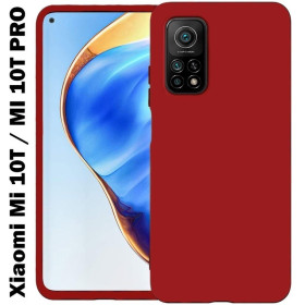 Xiaomi Mi 10T / MI 10T Pro prémium szilikon tok, piros - mobshop.hu