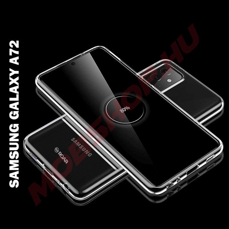 Samsung Galaxy A72 5G prémium Roar szilikon tok, átlátszó - mobshop.hu