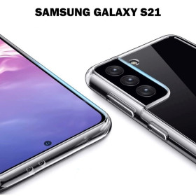 Samsung Galaxy S21 szilikon tok, ÁTLÁTSZÓ - mobshop.hu